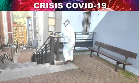 Los operarios tratan de evitar que el contagio se extienda