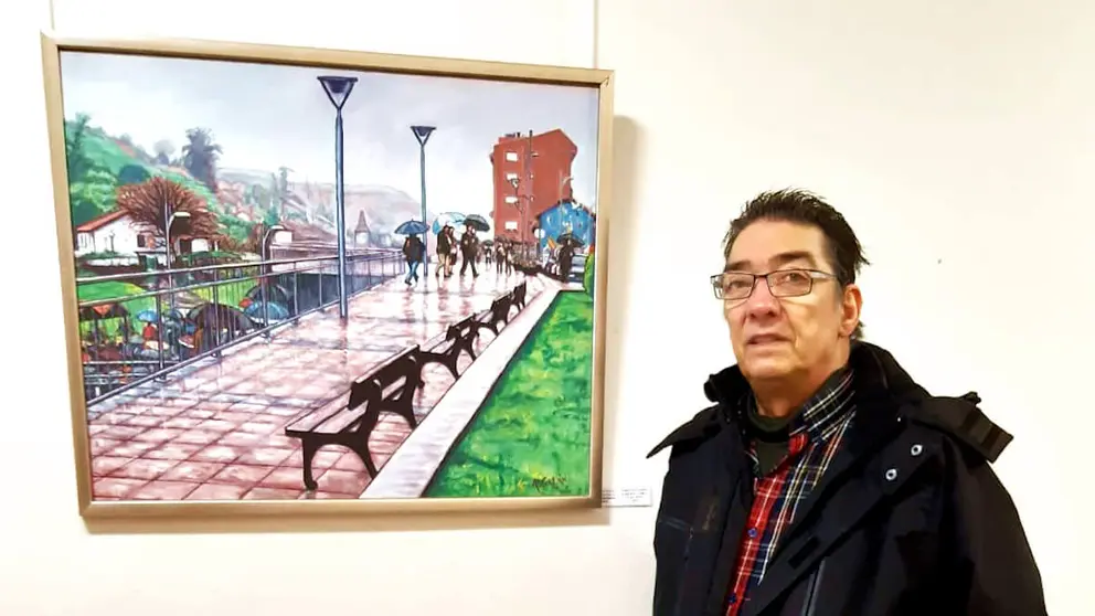 El pintor realiza sus obras ahora de forma más sosegada pero más intensa